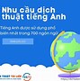 Dịch Thuật Tiếng Anh Chuẩn