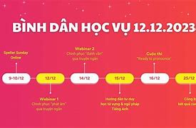 Lịch Học Vụ 2023